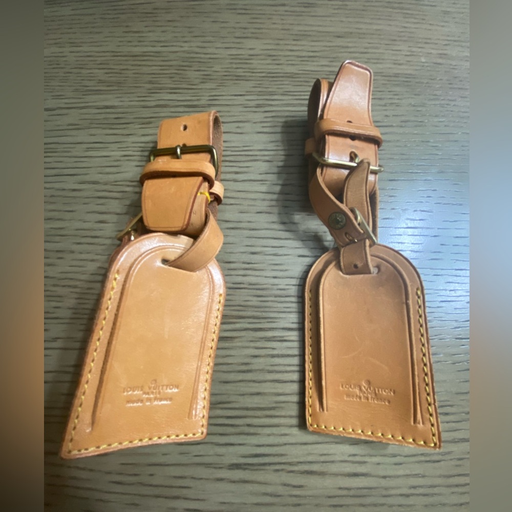LV Luggage Tags, bundle of 2